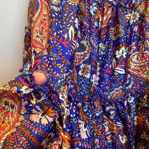 Zury Floral Paisley Mini Dress - Multicolor - Picture 4 of 6